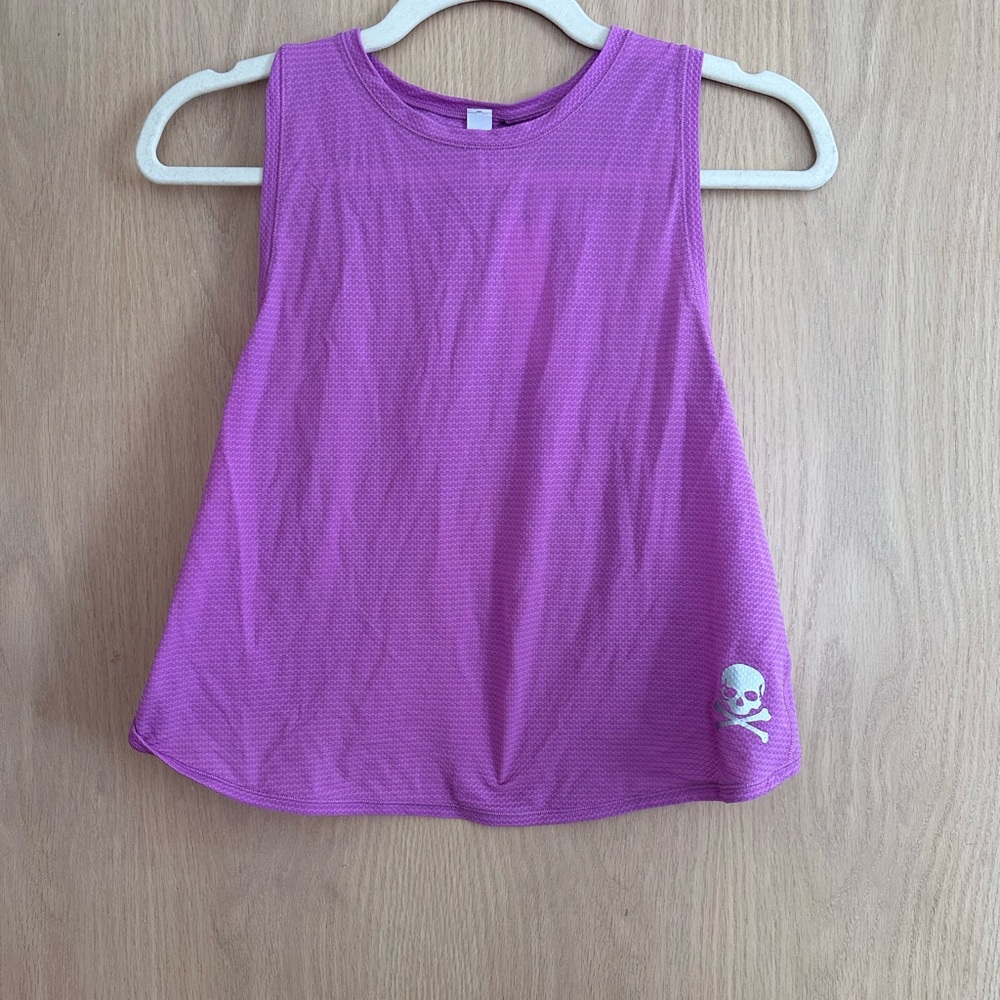 Lululemon x SOULCYCLE tank with Skull Logo